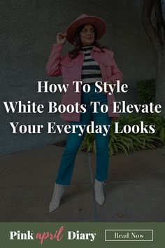 Discover how to wear white boots for any occasion with my latest white boots fashion blog post featuring 35+ ways to style white boots to elevate your everyday wardrobe. From casual white boot outfit to white ankle boots outfit ideas, these white boot styling tips will help you make white boots a versatile staple in your closet. Click the link to read more today! White Boots, Everyday Look, Reading, Boots