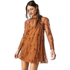 Free People New! Cecelia Sheer Mini Dress In Bronze Szm Questions? Leave A Comment Below! Approximate Layflat Measurements: Under Arm To Under Arm: 21 Shoulder To Hem: 33.5 Beige Long Sleeve Dress With Sheer Sleeves, Beige Mini Length Dress For Fall, Fall Date Night Dress With Sheer Sleeves, Sheer Sleeve Dresses For Date Night In Fall, Long Sleeve Sheer Mini Dress For Fall, Fall Dresses With Sheer Sleeves For Date Night, Fall Long Sleeve Lace Mini Dress, Fall Lace Mini Dress With Long Sleeves, Sheer Brown Party Dress