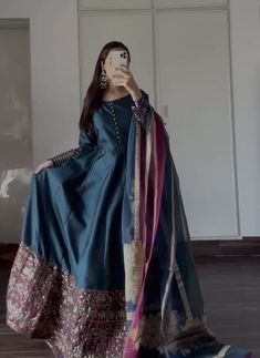 Lehenga Designs Simple Modest, Aesthetic Anarkali, Eid Dress, Pakistani Fashion Casual