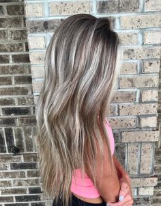 Blondes Going Brunette, First Time Highlights, Icy Blonde Highlights On Dark Hair, Western Hair Color, Hair Down Styles, Frosted Tips, Blonde Highlights On Dark Hair