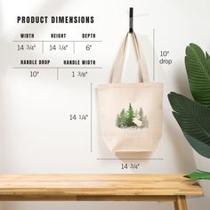 Canvas Tote Bag: 10.5oz organic cotton canvas Size of 14.75 inches long x 14.25 inches high x 6 inches deep 1.375 inch reinforced cotton webbing handles 10 inch long handle drop, versatile options to wear Fade-resistant and color safe image printing Machine washable and reusable, Unisex Printed in the USA using eco-friendly inks Canvas Tote Gift Bag, Large Eco-friendly Canvas Shoulder Bag, Large Canvas Bag Perfect For Gifts, Large Eco-friendly Canvas Bag, Daily Use Canvas Bag With Eco-friendly Ink, Large Canvas Bag For Gifts, Large Canvas Shoulder Bag Gift, Natural Canvas Bag With Eco-friendly Ink, Large Canvas Gift Bag