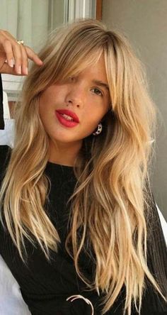 Mekap Mata, Fringe Hairstyles, Brown Blonde Hair, Blonde Bobs, Long Blonde Hair