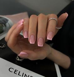 May Nails, French Tip Acrylic Nails, Fresh Shoes, Pink Acrylic, Pink Acrylic Nails, Girls Nails