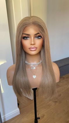 ITEM DESCRIPTION Ash Blonde Human Hair Wig/ Dark Ash Blonde Wig For Alopecia Hairloss/ Real Hair Wig By Tayorichhair/Straight Hair 20 Inches Wig/Gift For Her 🚚DELIVERY 🚚  UK Orders - 1-2 working days  INTERNATIONAL - DHL EXPRESS 1-3 working days 💝ABOUT Easy to wear with low maintenance. Cap Construction- 13x6 Lace Front Wig Hair Material - 💯Human Hair Density - 150% Colour -  dark ash blonde Hair Pattern - Straight Lenght - 20 Inches Cap Size -  Small     MAINTENANCE GUIDE Wigs have been properly washed and packed so you do not have to wash. Gently remove tangles with fingers or a wide tooth comb starting at the ends and slowly work towards the roots. Do not soak or submerge wig. Rinse by holding the hair under running cool water. Allow water to run from roots to end. Place a small amo Dark Ash Blonde Hair, Ash Blonde Wig, Blonde Human Hair Wig, Hair Pattern, Dark Ash Blonde, Human Hair Wigs Blonde, Real Hair Wigs, Dark Ash, Hair Patterns