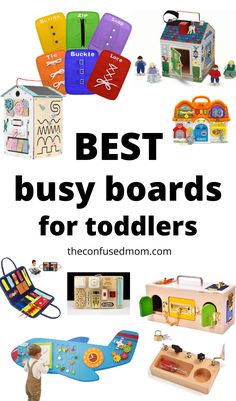 the best busy boards for toddlers to play with and learn how to use them