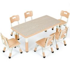 Pirecart Children's adjustable drawing table and chair set is made of high quality HDPE and PVC materials. Certified by CPC, it is professional children's furniture. The children's table and chair set includes a table and four chairs, both of which are height adjustable. The adjustable children's table and chairs help find the correct posture to protect the safety and healthy growth of the spine. This children's table and chair features a rounded edge design and smooth surface for optimal protec Graffiti Table, Table Activities For Toddlers, Daycare Classroom, Kids Table Chair Set, Kids Study Table, Toddler Table And Chairs, Toddler Table, Drawing Table, Childrens Table