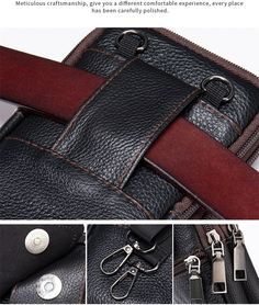 SPECIFICATIONSStyle: vintageShape: PillowPattern Type: SolidOrigin: Mainland ChinaModel Number: Men's Genuine Leather Mobile Phone BagMaterial Composition: Genuine LeatherMain Material: Genuine LeatherItem Type: Waist PacksItem Length: 6.88inchGender: MENCN: GuangdongBrand Name: Cyflymder[20221017]¡¾Product¡¿ Men's Genuine Leather Mobile Phone Bag Belt Pockets?Mini Waist Bag ¡¾Size¡¿17.5¡Á10.5¡Á4Cm¡¾Material¡¿?Genuine Leather cowhide natural leather¡¾Weight?¡¿?0.16kg Horizontal ?¡¾Note 1¡¿?1 inc Business Brown Belt Bag With Mobile Phone Holder, Brown Belt Bag With Mobile Phone Pocket For Business, Brown Business Chest Pouch Bag, Brown Business Chest Bag, Brown Belt Bag With Zipper Pocket For Business, Brown Chest Bag With Belt Loops For Daily Use, Brown Chest Bag With Cell Phone Pocket, Rectangular Belt Bag With Anti-theft Pocket For Business, Rectangular Business Belt Bag With Anti-theft Pocket