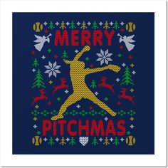 a christmas sweater with the words merry pitchmas