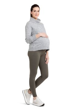 Made from stretch nylon, these fitted yet supercomfy leggings can be worn throughout your pregnancy and beyond. 79% nylon, 21% elastane Machine wash, line dry Imported Casual Stretch Leggings For Layering, Versatile Bump-friendly Leggings For Pilates, Athleisure Bump Friendly Leggings For Pilates, Sporty Maternity Leggings For Pilates, Bump Friendly Athleisure Leggings For Pilates, Bump Friendly Stretch Leggings, Maternity Stretch Leggings, Fitted Maternity Athleisure Activewear, Fitted Athleisure Maternity Activewear