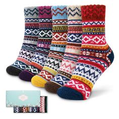 PRICES MAY VARY. ⛄ HIGH QUALITY MATERIAL🧦:Vintage design thick warm socks for women. ICEIVY womens winter warm socks made of High quality material 84% Synthetics,8% Wool,8% Cotton. These cabin socks are soft, comfortable, breathable, durable. Those cold winter with these wool cozy socks to keep your toes warm. ⛄ SIZE🧦: Our wool socks women are free size 23 to 25cm, suitable for women US shoe size 5 to 9, the women socks are elastic and perfectly make it suitable for your feet.Vintage style of Womens Wool Socks, Outdoor Socks, Cabin Socks, Work Socks, Dark Vintage, Fuzzy Socks, Cozy Socks, Wool Winter, Socks For Women