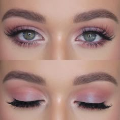 Makijaż Smokey Eye, Braut Make-up, Trendy Makeup, Makeup Blogger, Brow Makeup, Pink Makeup, Makeup Hacks, Makeup Goals, Makati