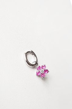 Pink Piercing Setfuchsia Flower Earringspink Stud Silver - Etsy Turkey Pink Flower Shaped Pierced Earrings, Pink Jewelry For Gifts, Pierced Ears, Sterling Silver Jewelry With Pink Flower Charm, Pink Pierced Hoop Earrings For Gift, Pink Round Earrings With Flower Charm, Pink Flower Charm Dangle Jewelry, Dainty Pink Hypoallergenic Jewelry, Dainty Pink Flower Earrings, Dainty Pink Flower-shaped Earrings