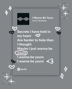 the text is written in white on a gray background with hearts and crosses around it