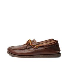 Canoe Moc w/ Camp Sole - Chromexcel Leather [2 Colors] — YUKETEN Timeless Brown Moccasins With Stitched Sole, Classic Brown Moccasins For Everyday, Classic Brown Everyday Moccasins, Everyday Brown Moccasins With Rubber Sole, Wardrobe Update, Your Shoes, Do Everything, 2 Colours, Shoe Laces