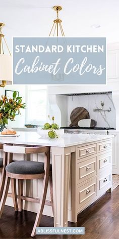 Standard kitchen cabinet colors offer a safe and practical choice for homeowners looking to create a neutral backdrop for their culinary haven. Whether you prefer a bright and airy white or a warm and inviting wood tone, these versatile hues will stand the test of time. Pair them with bold accents or statement hardware to add a touch of personality! #kitchenremodel #cabinets #timelessdesign Warm Color Kitchen, Color Kitchen Cabinets, Scandinavian Cabinet, Kitchen Cabinets Color Combination, Two Tone Kitchen Cabinets, Neutral Backdrop, Color Kitchen