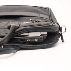 Specs 100% Real Leather. Adjustable shoulder strap attached Pattern: Plain 2 Zipper Pocket Color: Black Size: L=11.5, W= 15.5 Zip Closure Leather Laptop Bag, Leather Laptop, Work Looks, Tablet Laptop, Minimal Design, Laptop Bag, Cow Leather, Real Leather, Zipper Pocket