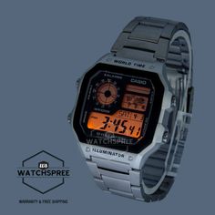 https://www.ebay.com/itm/Casio-Standard-Digital-Watch-AE1200WHD-1A/321725867299 Silver Outdoor Watch With Date Display, Modern Rectangular Outdoor Watch, Casual Chronograph Watch As Gift, Modern White Chronograph Watch With Date Display, Casual Silver Watch With Stopwatch, Casual Silver Chronograph Watch, Casual White Watches For Gifts, Casual White Watches As Gifts, Casio Royale