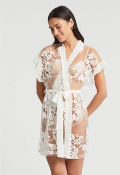 Charming Cover Up – Montelle Intimates Wear Perfume, Embroidered Lace, Signature Style, Lace Detail, Sequin, Cover Up, Chiffon, Lace