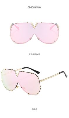 Women's square fashion over size sunglasses with spike detailing around the frame. Good quality sunglasses with UVray400 eye protection Processing Time: 1-3 Business days | Shipping; 7-15 Business Days DETAIL UVRAY Protection Standard Size fit One size fit all Shape: Square/ Round Style: Oversize metal frame sunglasses Long lasting sun protection Gradient Mirror, Holiday Sunglasses, Vintage Round Sunglasses, Style Oversize, Round Sunglasses Vintage, Square Fashion, Uv400 Sunglasses, Plastic Sunglasses, Shield Sunglasses