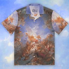 Renaissance aesthetic unisex button up shirt Description: * Featherlight and moisture-wicking material * 65% recycled polyester, 35% polyester * Fabric weight: 2.95 oz/yd² (100 g/m²) * Breathable and moisture-wicking material * Regular fit * UPF50+ protection SHIPPING INFO: Our average shipping time is 4 business days after fulfilment (2-7 days) depending on the order's destination. Shipping speeds by country: * USA, United Kingdom, France, Denmark, Austria, Latvia, Lithuania, Switzerland - 2-5 Relaxed Fit All Over Print Button-up Shirt, Summer Custom Print Fitted Shirt, Aesthetic Button Up Shirt, Button Up Shirt Aesthetic, Shirt Aesthetic, Art Shirt, Perfect Stocking Stuffers, Classical Art, Art Shirts