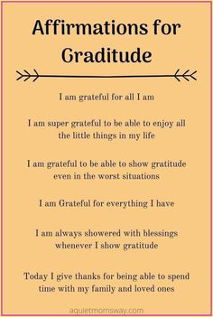 an affirmation poem with the words affirmitions for graduates on it