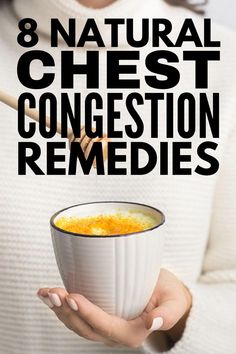 If you're looking for fast and effective natural chest congestion remedies, these DIY home remedies will help you feel better sooner! Remedy For Sinus Congestion, Chest Congestion Remedies, Congestion Remedies, Home Remedies For Sinus, Home Remedies For Bronchitis, Best Cough Remedy, Natural Decongestant, Congestion Relief, Sinus Congestion