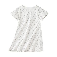 PRICES MAY VARY. Our oh-so-soft and swingy princess nightie is made from breathable natural cotton and dyed in eco-friendly ways for the sweetest (and safest) sleep. Long nightgown which come down to knee / mid calf, keep your little princess covered and warm in sleep. Perfect for lounging, sleeping, and sleepovers, kids will love the dreamy softness, fit, and quality of our girls' nightgowns and pajamas. Soft and Cozy, no little balls and scratchy after washing. Size Tips: To make the nightgown Long Nightgown, Girls Nightwear, Long Tee, Average Weight, Girls Stripes, Sleep Shirt, Nightgowns, Sleepwear Robe, Kids Pajamas