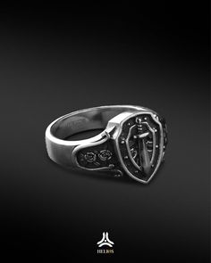 Material: Silver S925 The design was launched on 2023 Valentine's Day, inspired by the image of a strong man, always bravely facing life's difficulties. But hidden deep in it is always the simple desire to have a shadow next to him after moments of arduous battle. The message is clearly depicted through the image of the Knight with the image of a shield combined with a sword in the middle, the two sides of the ring are designed with roses, both strong but still very gentle and delicate. Specific A Strong Man, Strong Man, The Knight, Bracelet Sizes, The Soul, Valentine's Day, Silver Jewelry, Two By Two, Valentines Day