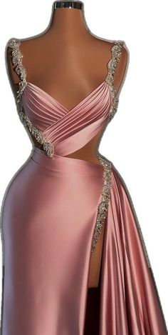 Blush Pink Prom Dress Long, Pink Dresses Formal, Md Dresses, Rose Pink Dress, Dark Red Dresses, Spaghetti Strap Prom Dress, Classy Prom Dresses, Stunning Prom Dresses, Pink Prom Dress