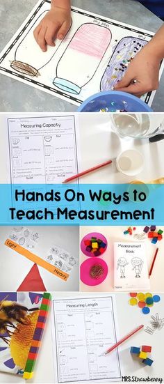 hands on ways to teach measurement