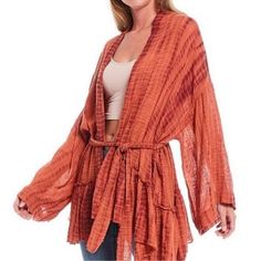 Questions? Leave A Comment Below!Nwot Fairycore Elfcore Boho Kimono Cardigan Wrap Style (Binxy) Relaxed Fit Cardigan For Vacation In Fall, Red Spring Cardigan For Vacation, Red Spring Vacation Cardigan, Red Cardigan For Spring Beach Outings, Red Cardigan For Beach In Spring, Red Bohemian Spring Cardigan, Orange Bohemian Outerwear For Fall, Orange Bohemian Fall Outerwear, Summer Wrap Outerwear For Layering