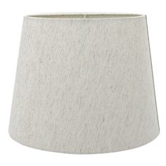 a white lamp shade on a white background