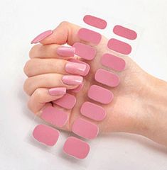 Now you can have a long lasting manicure that's easy and beautiful and delivered straight to your door!  Just peel the nail polish strip, apply to clean finger nails and file off the excess with our enclosed nail file!  They are designed to fit adult nails but can be trimmed to fit children's nails! To apply: -We recommend cleaning your nails with nail polish remover or alcohol to remove all dirt and oil.  It is always a good idea to push back cuticles to make sure the wrap lays correctly.   -Ch Foil Nail Art, Solid Color Nails, Nail Art Glitter, Nail Tape, Nail Polish Stickers, Nagel Tips, Manicure Diy, Diy Nail Art, Foil Nails