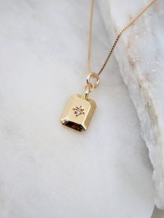 "Details: - 17.5\"L - 18K Gold Filled Box chain - North Star: 18K Heavy Gold Plated with anti tarnish coating. Size: Approx. 14mm x 11mm - Stone: Cubic Zirconia Please clink the link below for Butterfly necklace: https://www.etsy.com/listing/754441936/butterfly-necklace-simple-necklace?ga_search_query=butterfly&ref=shop_items_search_1&pro=1&frs=1 Each item is individually placed on our MIKUKUMI leather card & cotton pouch. What is Gold Filled? Gold filled is a metal composed of a Yellow Gold Star Of David Charm Necklace Gift, Yellow Gold Star Of David Charm Necklace, Celestial Style Necklace With Rectangular Pendant As Gift, Gold Star Of David Charm Necklace For Gift, Gold Star Of David Charm Necklace As Gift, Gold Plated Star Of David Necklace As Gift, Gold Square Pendant Jewelry For Birthday, Star Of David Tarnish Resistant Necklace Gift, Gold Plated Star Charm Necklace Gift