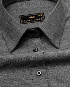 Uplift your low Monday blues by donning this elegant gray shirt from French Crown. This shirt is made using premium cotton fabric that will give you uninterrupted nine to five. Add a dash of style by pairing it up with colour-coordinating footwear and black or blue jeans. Throw on some gold studs to finish your outfit. Fused collar and cuffs, collar stand and flat felled side seams provide structure and stability to all our shirts. 100 % Premium Cotton; Comfortable soft hand, good strength, Drap Nine To Five, Gray Shirt, Monday Blues, Grey Shirt, Shirt For Women, Soft Hands, Soft Hand, Collar And Cuff, Gold Studs