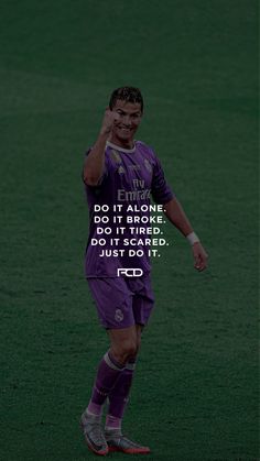 Soccer Inspo Quotes, Cr7 Motivational Quotes, Ronaldo Just Do It, Cristiano Motivation, Ronaldo Motivation Wallpaper, Ronaldo Quotes Inspirational, Ronaldo Mentality, Cristiano Quotes