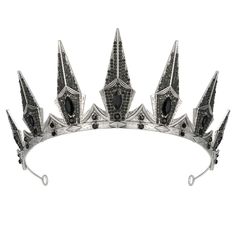 PRICES MAY VARY. 【Gothic Crown】Design Inspiration-The wings of Lichterngel fell to the abyss of hell, where they were refined by the gothic witch and became a sign of darkness. 【Size of Tiara】Womens crown measures approx. 2.83 inches in height, 5.9 inches in diameter. 【Perfectly Fit】The metal alloy crown is of high quality, bend at the end for a perfect fit. Pin loops at each end of the tiara for extra security.(Bobby Pins Included) 【Various Occasions】Perfect for Halloween, Cosplay, Prom, Photo Gothic Crown Queens, Dark Tiara, Persephone Crown, Demon Crown, Evil Crown, Witch Headpiece, Queen Persephone, Persephone Costume, Evil Sorceress