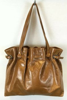 Parker Thatch, Large Handbag, Caramel Brown, Large Handbags, Brown Silver, Coldwater Creek, Handbag Purse, Silver Hardware, Bucket Bag