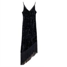 New Robbie Bee Womens Tassel Dress Black Floral Velvet Lined Size 8p Petite $99. 100% Polyester. New Condition With Tag. Made In Usa. Measurement: Bust Across Is 17 Inches. Length Is 45 Inches. Elegant Party Maxi Dress With Tassels, Chic Tasseled Maxi Dress For Parties, Sleeveless Midi Dress With Tassels For Evening, Chic Formal Dress With Tassels, Elegant Fringed Maxi Dress For Night Out, Elegant Fringe Maxi Dress For Night Out, Evening Midi Dress With Tassels, Evening Sleeveless Maxi Dress With Tassels, Sleeveless Evening Maxi Dress With Tassels