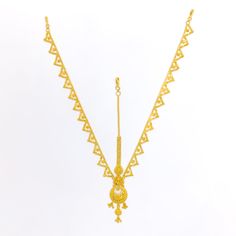 This elegant 22k gold matha patti, weighing 18.8 grams, features a radiant yellow gold finish and an attractive design. The tikka measures 5.5 inches in length, while the side chains are 6.75 inches long, ensuring a perfect fit and graceful drape. The matha patti is secured with a hook clasp style, adding ease of wear. Ideal for those who appreciate dressy and sophisticated jewelry, this piece combines timeless beauty with an alluring charm, making it a perfect choice for any special occasion or cultural celebration. PRODUCT DETAILS Gold Purity(karat): 22k Gold Weight(grams): 18.8 Item Finish: Yellow Gold Tikka Length: 5.5" Side Chain Length: 6.75" Clasp Style: Hook Gold Matha Patti, Gold Tikka, Matha Patti, Bridal Jewelry Necklace, Sophisticated Jewelry, Precious Stones Rings, Diamond Pendant Sets, Modern Bracelets, Fancy Necklace