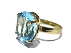 Topaz Ring Gold 18 k (750%) crafts made in italy Topaz - mm 14x12 (ct.9,37) I realize your size. Topaz is a silicate mineral of aluminium and fluorine with the chemical formula Al2SiO4(F,OH)2. Topaz crystallizes in the orthorhombic system, and its crystals are mostly prismatic terminated by pyramidal and other faces. Topas Gold, Gold Topaz Ring, Topas Ring, Silicate Minerals, Gold Topaz, Peridot Pendant, Carnelian Ring, Ringe Gold, Green Quartz