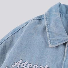 Elevate your edgy mode to the next level with our 2023 Spring-Summer Collection Broken Heart Embroidery Denim Jacket. This timelessly stylish piece features a classic bomber cut with beautiful embroidery and a buttoned front closure. Step out in confidence and make a bold statement no matter the occasion.Distinctive Features: Street Style: Look sharp and make a statement with this urban-style inspired piece. Bomber Silhouette: Take advantage of this timelessly fashionable style. perfect for any Casual Denim Jacket For Summer Streetwear, Casual Summer Denim Jacket For Streetwear, Trendy Denim Blue Cotton Jacket, Collared Medium Wash Denim Jacket For Summer, Spring Cotton Outerwear With Letter Print, Summer Streetwear Denim Jacket, Trendy Summer Streetwear Outerwear, Collared Denim Jacket For Streetwear, Casual Collared Denim Jacket For Streetwear