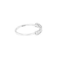 Style Number: BAR273 18K White Gold Fireworks Collection Classic Stacker Ring Baguette White Diamond, Total Weight 0.33ct. Gold Fireworks, Flexible Bracelet, Ring Baguette, Stacker Rings, Simple Ring, Baguette Diamonds, Classic Ring, Rings Simple, Baguette Diamond