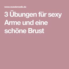 3 Übungen für sexy Arme und eine schöne Brust Workout Board, Gym Tips, Lose Belly Fat Workout, Fit Board Workouts, Work Outs, Fitness Coach, Outdoor Workouts, Fat Fast, Fitness Beauty