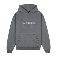 TALENTLESS | MEN'S HOODIE - CIRCLE LOGO EMBROIDERED Fall Hoodie With Logo And Relaxed Fit, Fall Hoodie With Logo In Relaxed Fit, Relaxed Fit Logo Hoodie For Fall, Fall Relaxed Fit Hoodie With Logo, Cotton Logo Hoodie For Streetwear, Hooded Fall Logo Hoodie, Sporty Logo Hoodie With Relaxed Fit, Oversized Hooded Hoodie With Embroidered Logo, Oversized Hooded Sweatshirt With Embroidered Logo