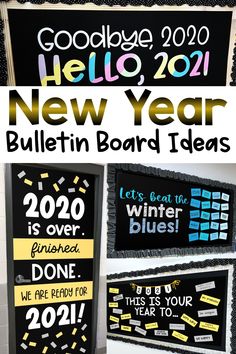 new year bulletin board ideas for kids to use in the classroom and on the wall