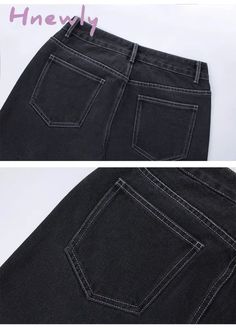 Brand Name: HnewlyMaterial: PolyesterWaist Type: HIGHLength: Full LengthDecoration: RivetDecoration: PocketsDecoration: Fake ZippersDecoration: BleachedOrigin: CN(Origin)Jeans Style: StraightAge: Ages 18-35 Years OldItem Type: JEANSGender: WOMENThickness: RegularStyle: High StreetFabric Type: SoftenerClosure Type: Zipper FlyFit Type: LOOSEWash: LightWomen's jeans: Women's pantsPant jeans women: pants for women Black Baggy High Waist Flare Jeans, Black Baggy High-waist Flare Jeans, Black High Waist Baggy Flare Jeans, High Waist Black Baggy Flare Jeans, Edgy Black Baggy Flare Jeans, Black Y2k Style Bottoms With Five Pockets, Black Y2k Pants With Five Pockets, Black Straight Leg Y2k Pants, Y2k Black Straight Leg Pants