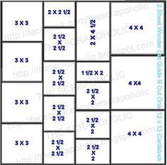 the printable table is shown with numbers on it