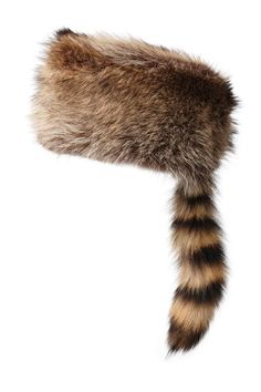 Davey Crockett Rabbit with Racoon Tail Hat (Adult) 2-96408 Raccoon Hat Aesthetic, Cool Hats Aesthetic, Davey Crockett, Raccoon Hat, Raccoon Tail, Ear Band, Davy Crockett, Rabbit Fur Hat, Piskel Art