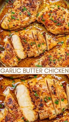 Easy Stovetop Chicken, Stovetop Chicken, Lasagna Rollups, Garlic Butter Chicken, Garlic Butter Sauce, Dinner Healthy, Think Food, Chicken Dishes Recipes